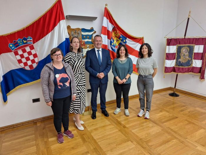 U sklopu Erasmus projekata kojeg provodi dječji vrtić &bdquo;Dječji svijet&ldquo; partneri iz Slovenije i &Scaron;panjolske posjetili Županijsku palaču