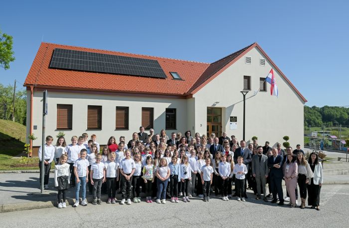 Zavr&scaron;ena energetska obnova Područne &scaron;kole Margečan - ulaganje u male vitezove znanja