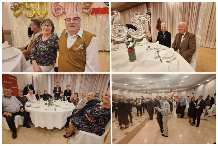 Čak 42 bračna para proslavila zlatne i dijamantne pirove te impresivnih 65 godina braka   