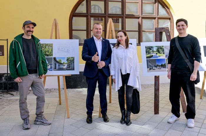 U atriju Županijske palače  otvorena izložba radova idejnog rje&scaron;enja Interpretacijskog centra &Scaron;pilja Vindija