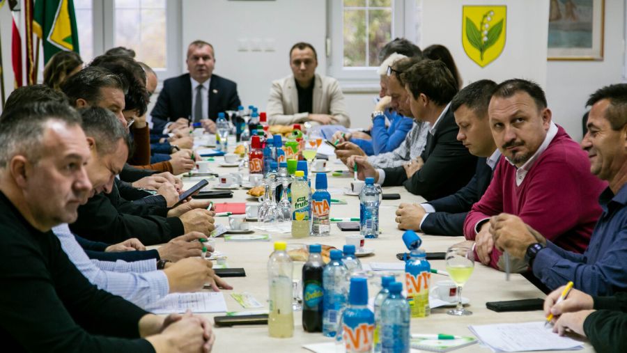 U Maru&scaron;evcu održan radni sastanak župana Stričaka s gradonačelnicima i načelnicima Varaždinske županije