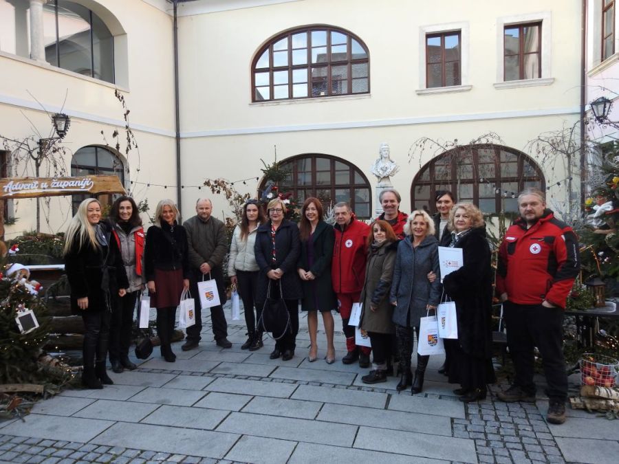 Priređeni prijem za volontere Dru&scaron;tva Crvenog križa Varaždinske županije, zamjenica župana pohvalila njihovu nesebičnost i humanost