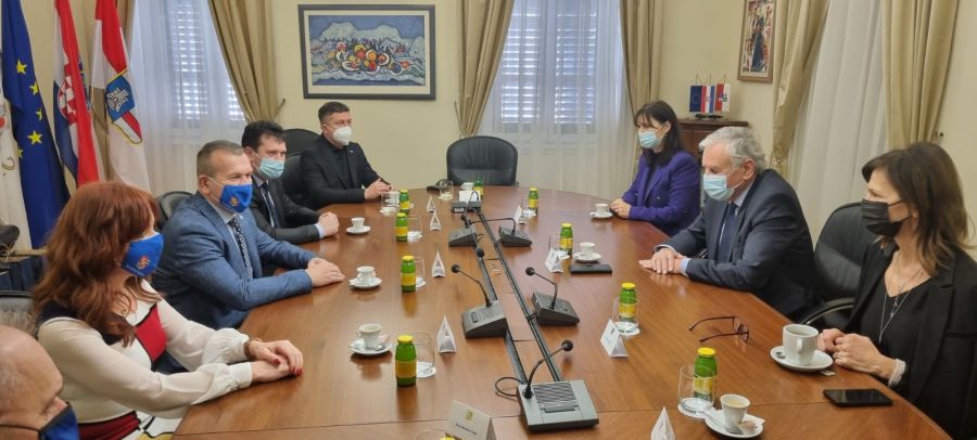 Izaslanstvo Varaždinske županije na prijemu kod dubrovačko-neretvanskog župana, obišli i arboretum Trsteno
