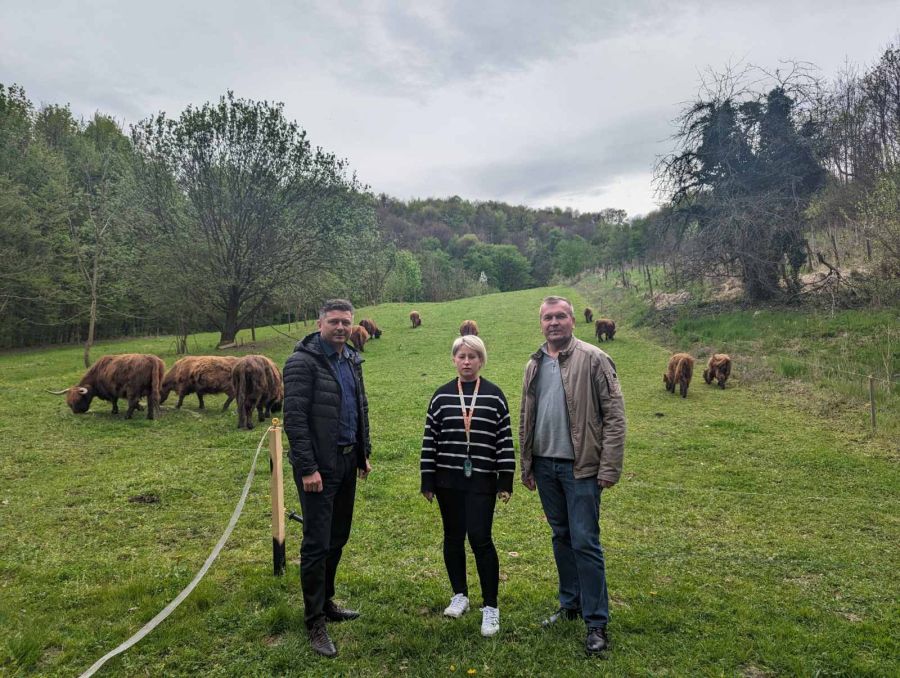 Župan Anđelko Stričak u posjeti OPG Mekota